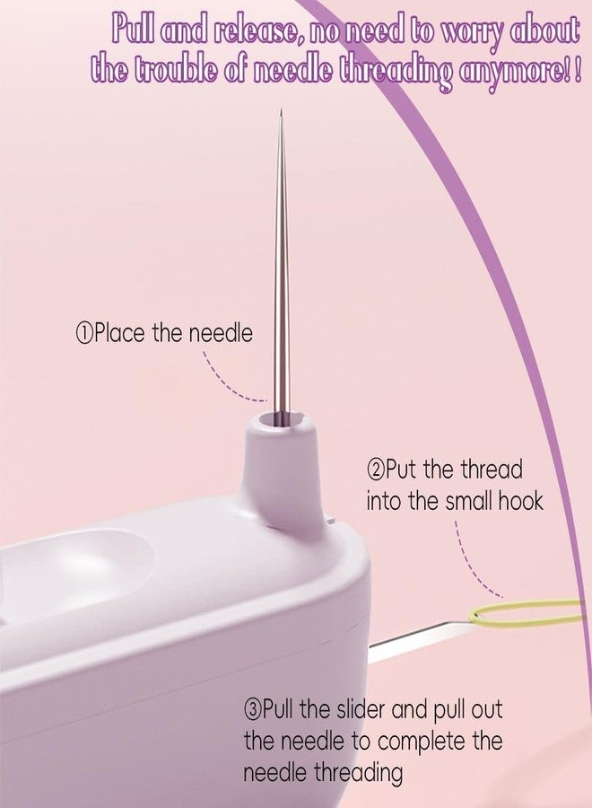 ABSTER 2 in 1 Automatic Threader & Seam Ripper Dual Head Retractable Needle Threader Stainless Steel Stitch Remover Sewing Needle for Hand Sewing,Embroidery,and Crafts - Image 4